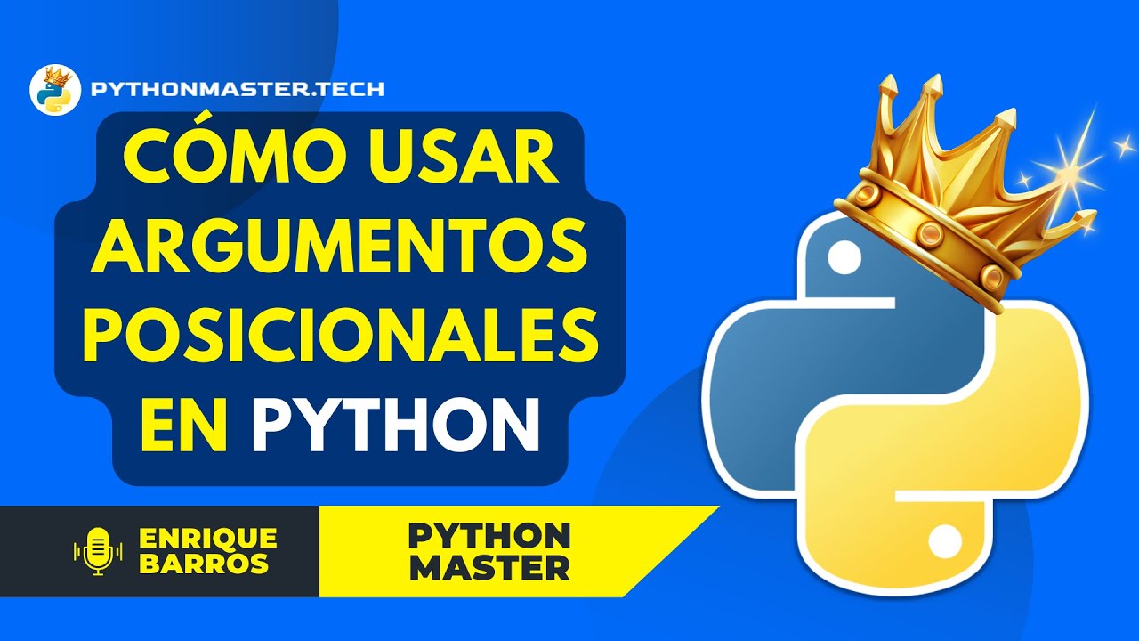 Tipos de argumentos en Python: posicionales