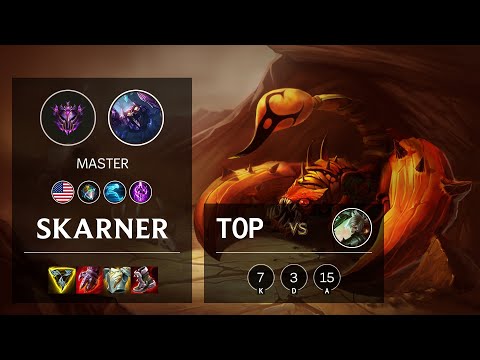 Skarner Top vs Riven - NA Master Patch 11.3