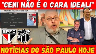 CONTRATARAM O PERSONAGEM, NO O TCNICO! - ROGERIO CENI NO SO PAULO  CRITICADO FORTEMENTE