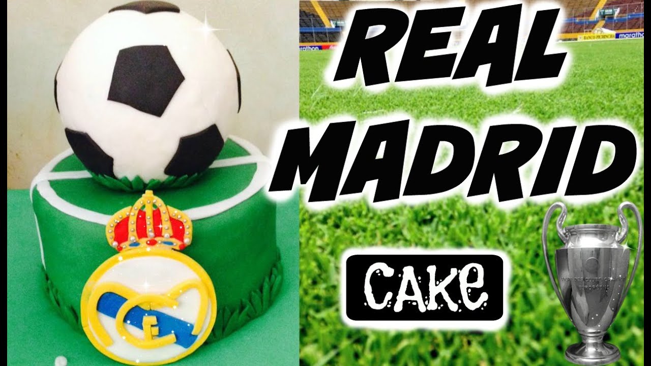 Pastel en forma de BALON / REAL MADRID PASO A PASO / Harinitas dulces