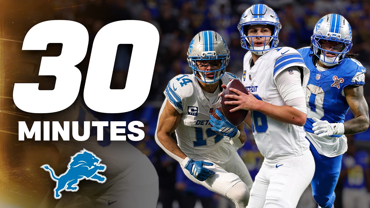 30 Minutes of Goff, Gibbs, and St. Brown HLs | 2025
