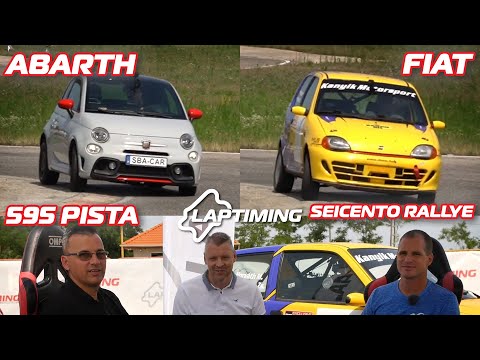 Újra büntet a "PIROS" AUTÓ? - Abarth 595 Pista vs. Fiat Seicento Rallye