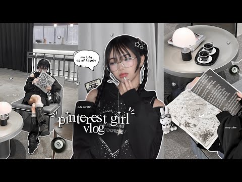 PINTEREST GIRL life vlog 🖇️🖤 my social life! lots of friend hang out, debut party, bershka shopping