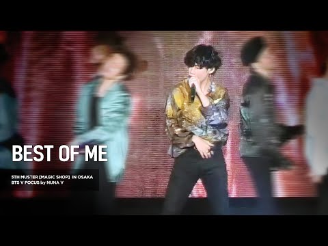 191215 5th muster MAGIC SHOP - Best Of Me / BTS V / 방탄소년단 뷔 (4K fancam)
