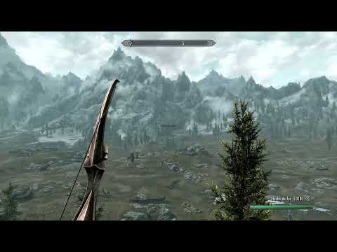 My longest archery shot [Skyrim]