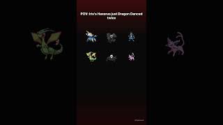 Iris's Haxorus set up and swept. Track your runs with Stacked: Nuzlocke #nuzlocke #pokemon #black2wh