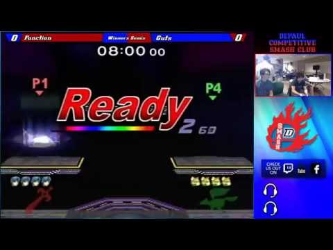 DePaul Smashfest #8 SSBM Losers Quarters - Lazarous (Marth) vs Unsure (Fox)