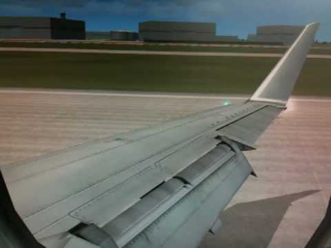 ERJ-145XR Landing KPIT Cabin view