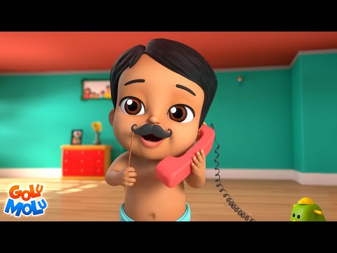 Tring Tring Bola Telephone Song, आलू बोला, Hindi Rhymes for Children by Golu Molu
