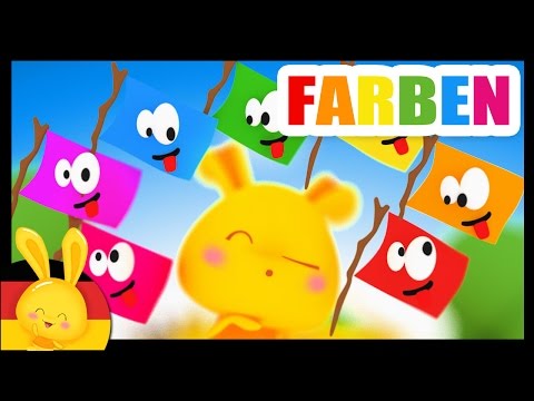 Learn German COLOURS - Der Farbenlieder Mix in Deutscher Sprache - Titounis