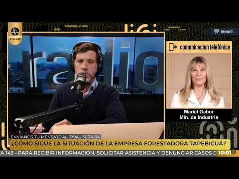 Mariel Gabur, Ministra de Industria, Trabajo y Comercio. Forestal Tapebicuá | 24-09