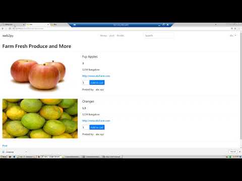 Web Development Using Web2py And Python Part 36