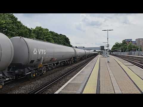 GBRf 66793 working 6V04 Grain Oil Terminal Gbrf to Colnbrook Baa Gbrf through Redhill