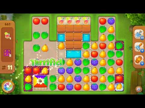 Gardenscapes Level 661 NO BOOSTERS
