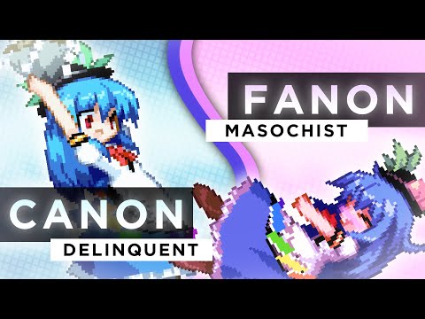 Tenshi Fanon vs. Canon [ Touhou Sprite Animation]