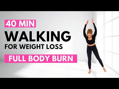 🔥40 Min KNEE FRIENDLY WALKING WORKOUT🔥STEADY STATE CARDIO for WEIGHT LOSS🔥ALL STANDING🔥NO JUMPING🔥