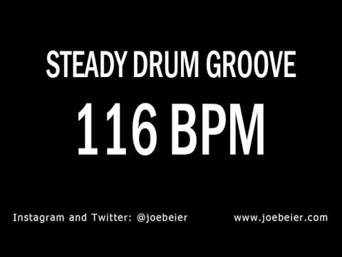 116 BPM - Simple Drum Beat - Backing Drum Track - Practice Tool
