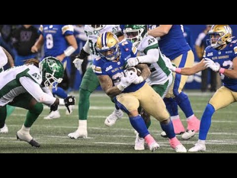 Winnipeg Blue Bombers 17 - Saskatchewan Roughriders 16