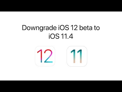 How to Downgrade iOS 12 beta to iOS 11.4.1