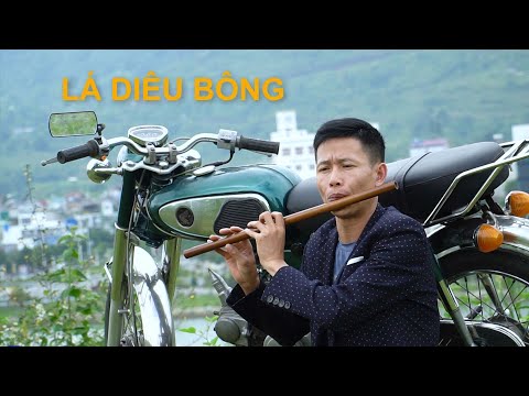 LÁ DIÊU BÔNG - TRUNG SÁO - HÒA TẤU SÁO TRÚC GUITAR - BẢN NHẠC KHÔNG LỜI ĐƯỢM BUỒN