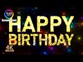 Happy Birthday Colored Glitter Screensaver 10 Hours 4K OLED Safe No Burn In
