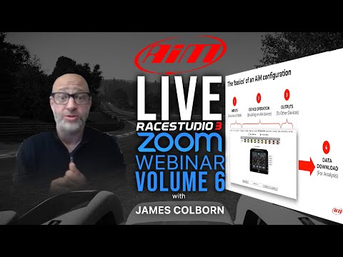 Aim Live Zoom Webinar Race Studio 3 Volume 6 w/ James Colborn October 2021
