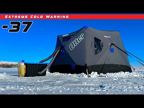 Almost FROZE Ice Camping / Fishing! NEVER Again Diesel Heaters