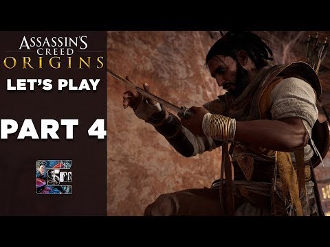 Assassin's Creed: Origins - Walkthrough / Let's Play (Blind) PS4 PRO - Part 4 "First Stronghold"