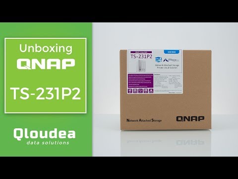 Unboxing QNAP TS-231P2 - Servidor NAS de dos bahías para nube privada