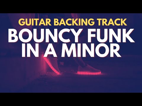 Bouncy Funk Jam In Am | Jam Track For Guitar