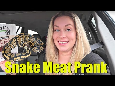 SNAKE MEAT PRANK - Top Wife Vs Husband Pranks