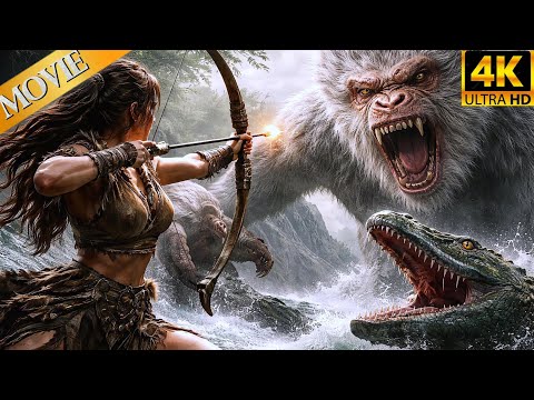 Wild Woman With Mysterious Kung Fu Alone Defeats Giant Beast In Deep Mountains. 🔥 | Monster
