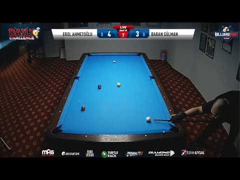 Erol Ahmetoğlu vs Baran Gülman | 0 | Game:10 Ball Race To:7 Winner Break
