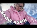 ASMR IN THE SNOW ️ Crunchy Cold Snow Sounds And Crispy Footsteps