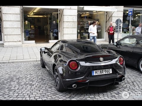 Alfa romeo 4c Black - Porsche reveals 2016 Cayman Black Edition