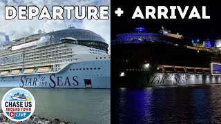 4 Cruise Ships Arrive & Sail Away SAME DAY! (9/28/25)