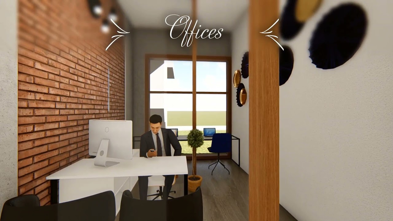 #architecture Mordern Admin Block Interior For A Complex. Designed By Borago Architects.