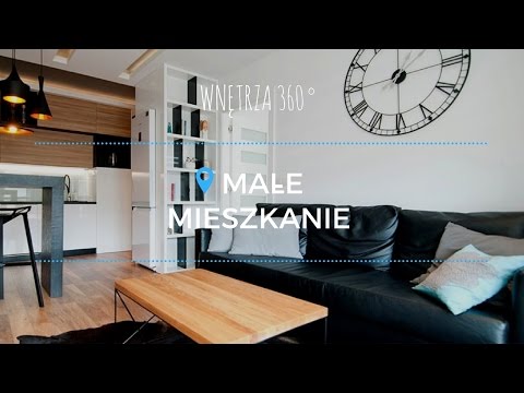 Aranżacja przytulnego małego 38 m2 mieszkania #projekt wnętrz