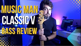 Video thumbnail for MUSIC MAN CLASSIC V  BASS REVIEW by Junior Cap