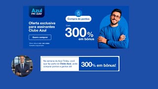 Compra de pontos Azul com 300% de Bônus