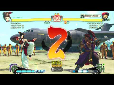 SSF4 AE: WeirdoNeo(Juri) vs PIKACHUAKUMA(Akuma) - HD 720p