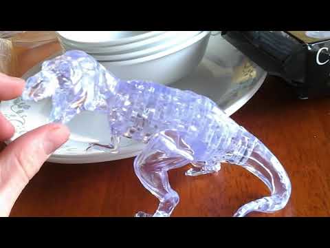 Crystal 3d jigsaw puzzle t rex