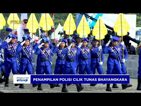 PENAMPILAN POLISI CILIK TUNAS BHAYANGKARA DI PERAYAAN HARI BHAYANGKARA KE-79