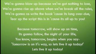 Live It Up - Owl City (Lyrics)