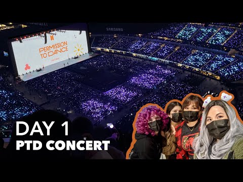 BTS PTD CONCERT LA DAY 1 / Permission to Dance 2021 FANCAM / PERFORMANCE CLIPS / SECTION 522  / 4K
