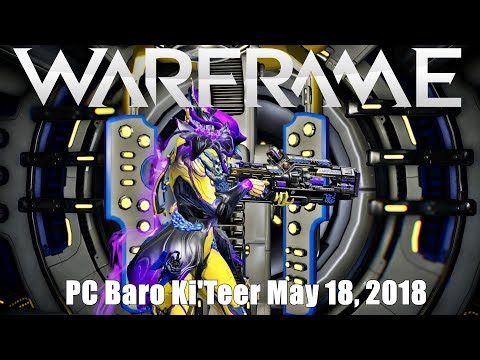 Warframe (PC) Baro Ki'Teer May 18 2018 - Opticor Elixis Skin
