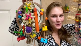 Parrots Get Some Cool New Bird Toys