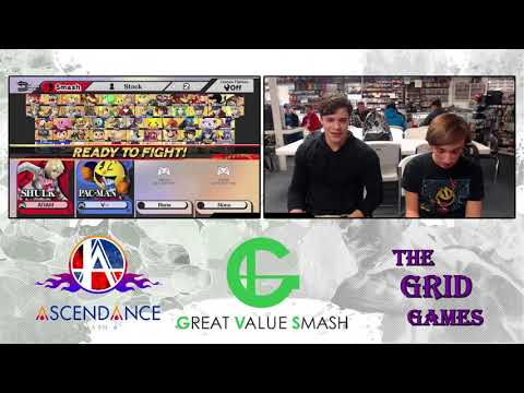 Smash 4: Adam (Shulk) V Viscose (Pacman) - Ascendance 99 Tournament SSB4