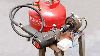 Making a Simple Steam Power Generator using Gas Bo
