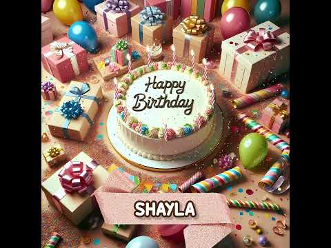 SHAYLA Happy Birthday Song – Happy Birthday to You